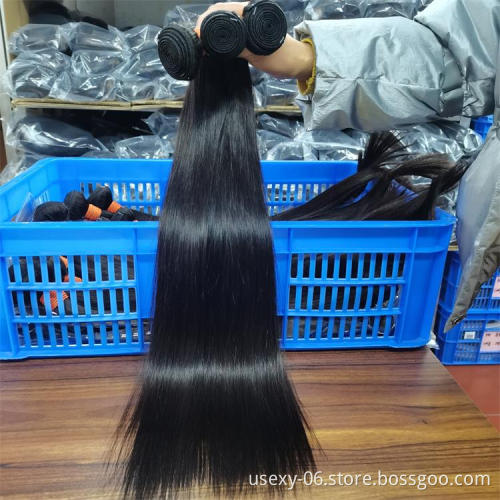 Double drawn virgin brazilian hair,mink brazilian hair virgin,40 inch human hair virgin unprocessed raw cambodian hair vendors